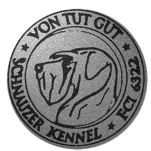 Schnauzer kennel Von Tut Gut logo